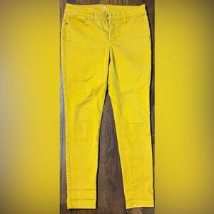 St. John's Bay Yellow Skinny Jeans